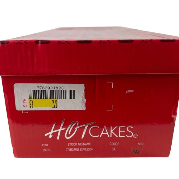 Hot Cakes Thong Buckle Silver Sparkly Sandals Womens Size 9M - Picture 12 of 12